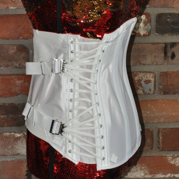 NEW 26-31" Waist Cincher SteamPunK Corset Fan Lacing Medical Girdle 36, W 26-31" - Picture 2 of 9